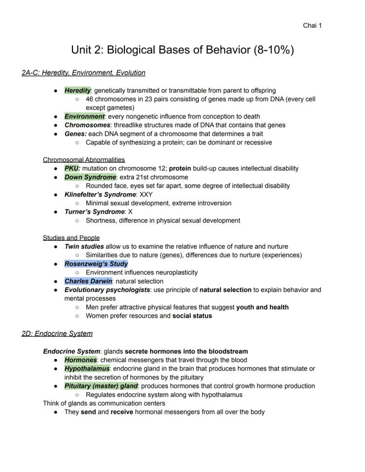 Pass Your AP Psychology Unit 2 Test: Key Concepts and Strategies