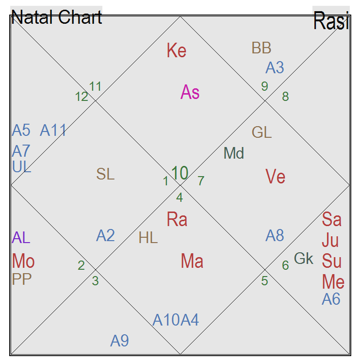 Learn about d1 chart vedic astrology (A breakdown of planets, houses, and signs)