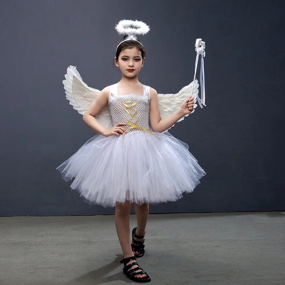 Get the Best Angel Tutu Costume for Halloween or Dress-Up