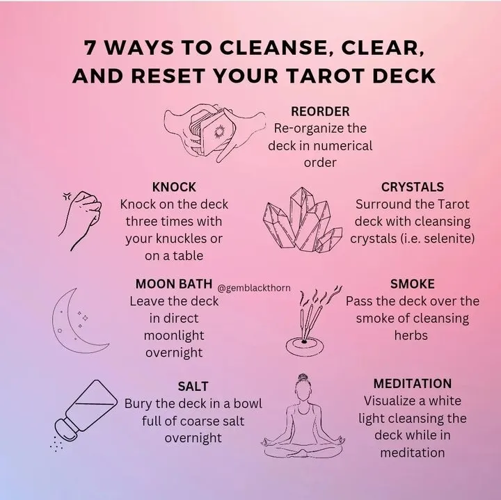 Cleanse Tarot Decks: Quick Guide for Beginners