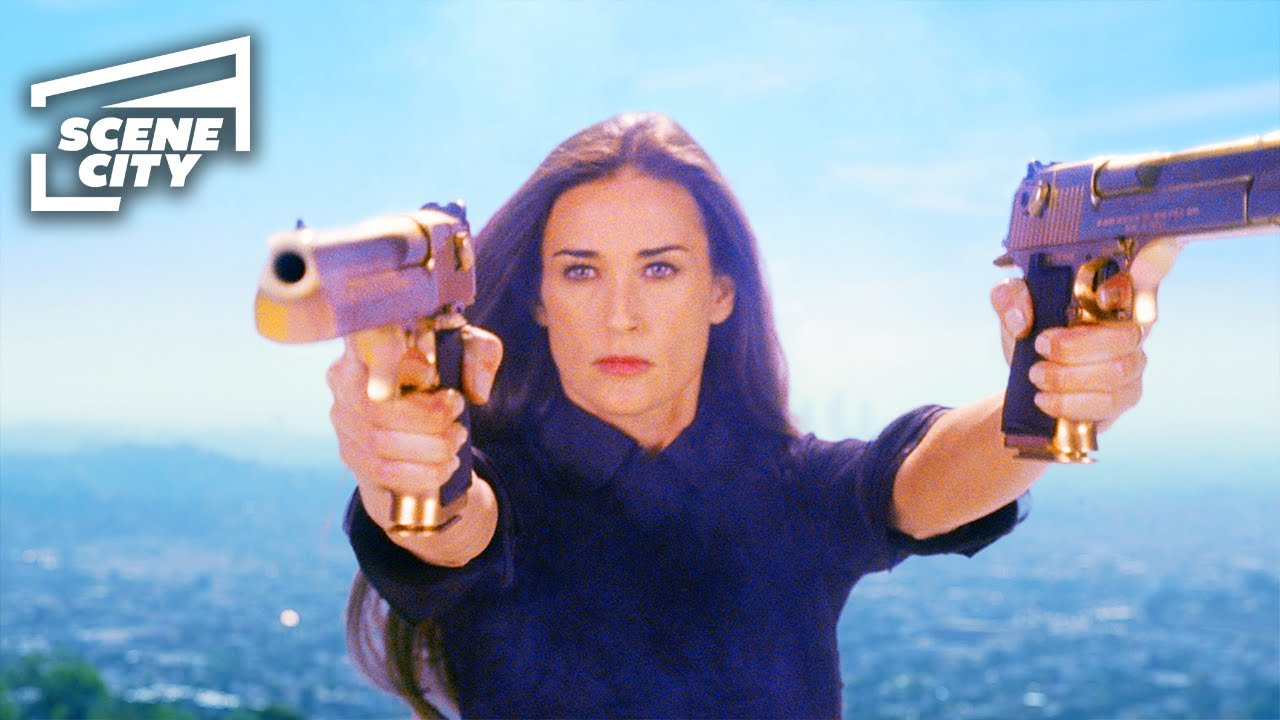 Demi Moores Iconic Gun Moment in Charlies Angels