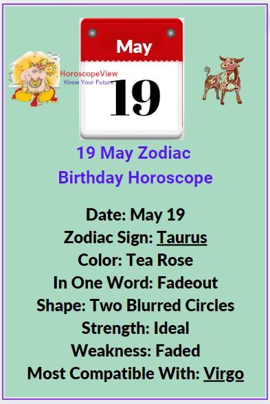 May 19 Birthday Horoscope: Discover Your Strengths and Weaknesses.