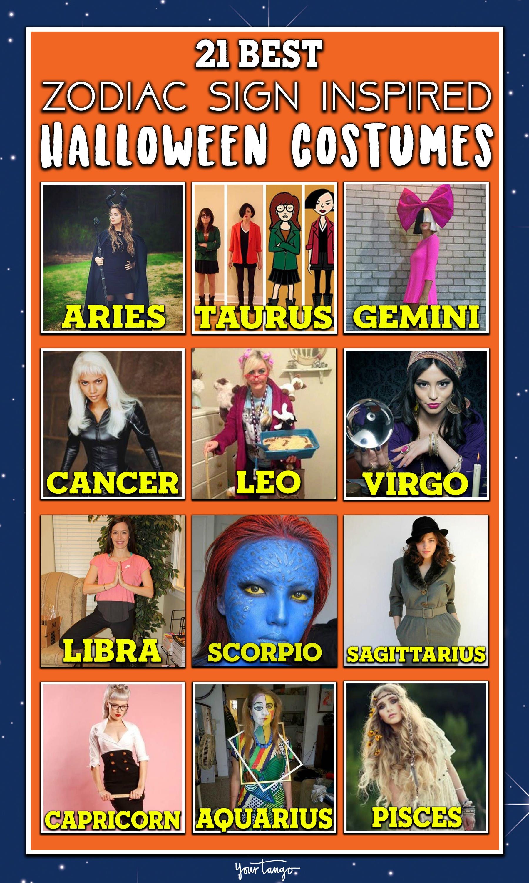 horoscope halloween costumes: fun and easy outfit ideas based on your zodiac sign for the spooky season