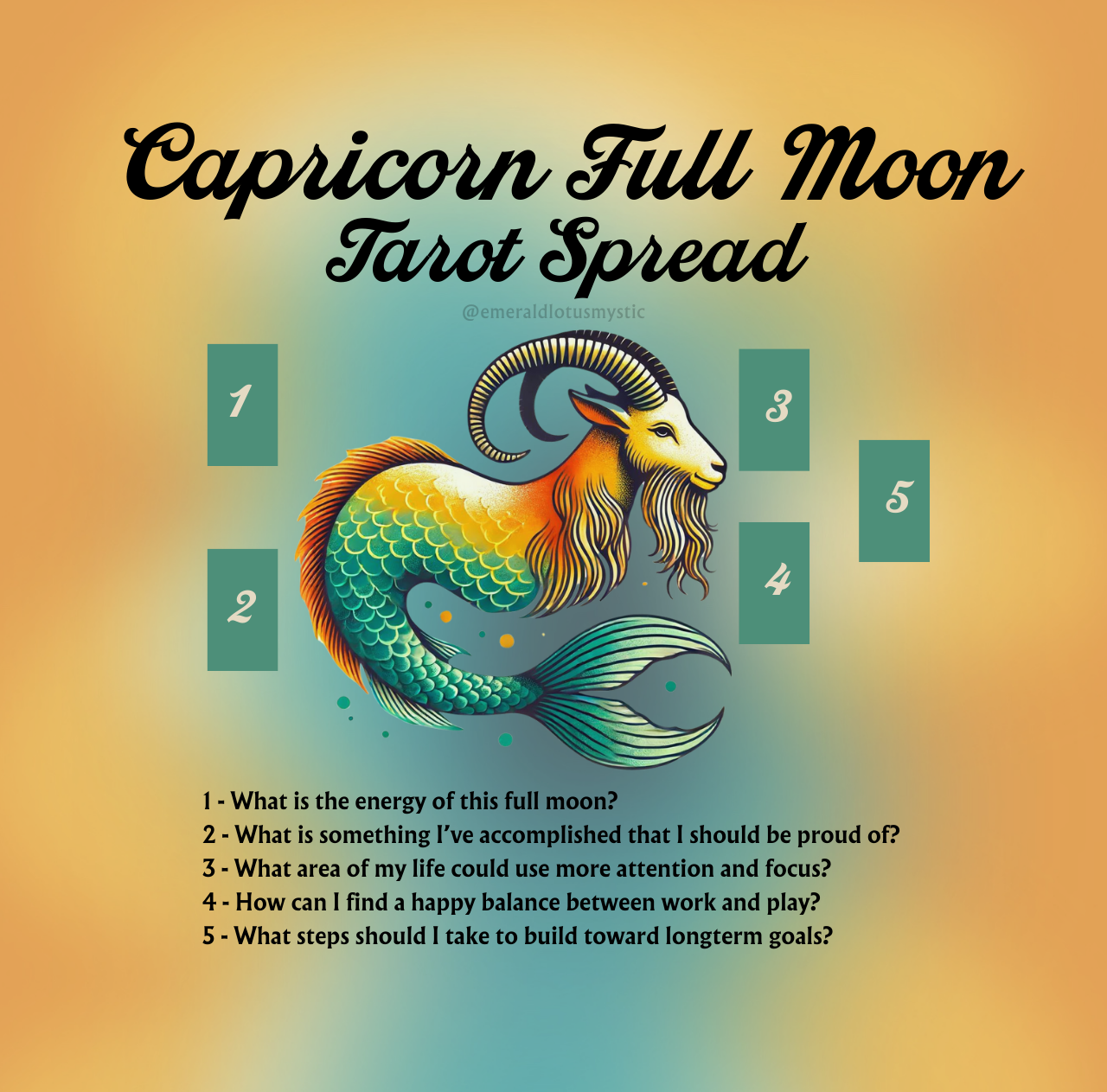 full moon in capricorn july 2024 tarot spread - what the cards say about your future