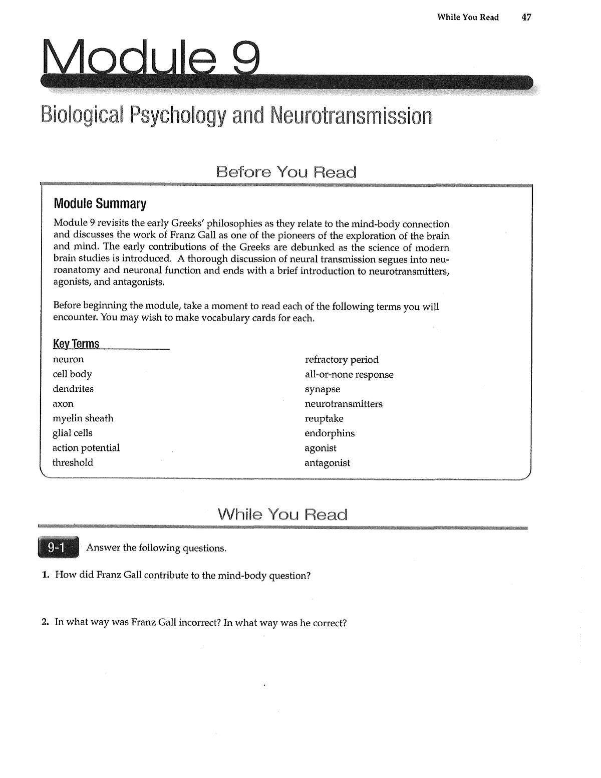 Demystifying AP Psychology Module 9: A Students Guide