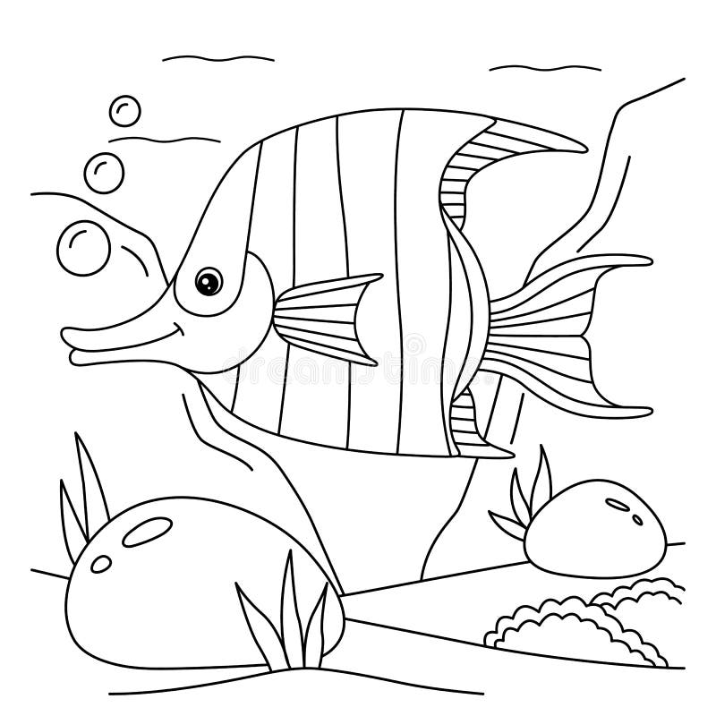 Angelfish Pictures To Color: Fun & Easy Coloring Pages