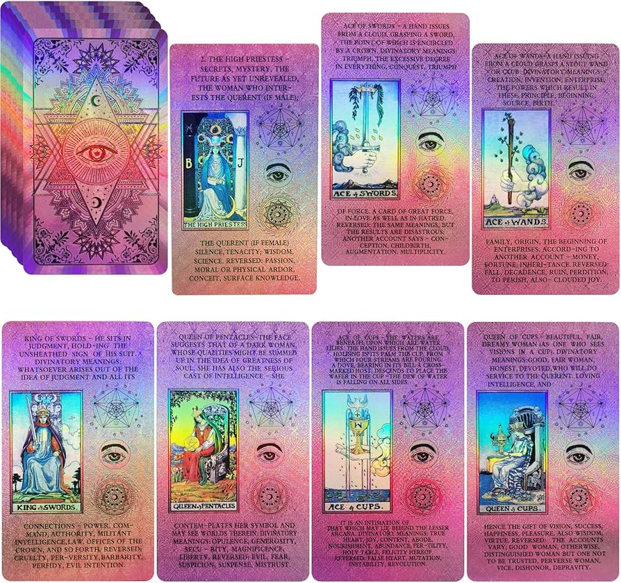 Holographic Tarot Card Meanings: Learn How to Interpret the Shimmering Images on These Unique Cards!