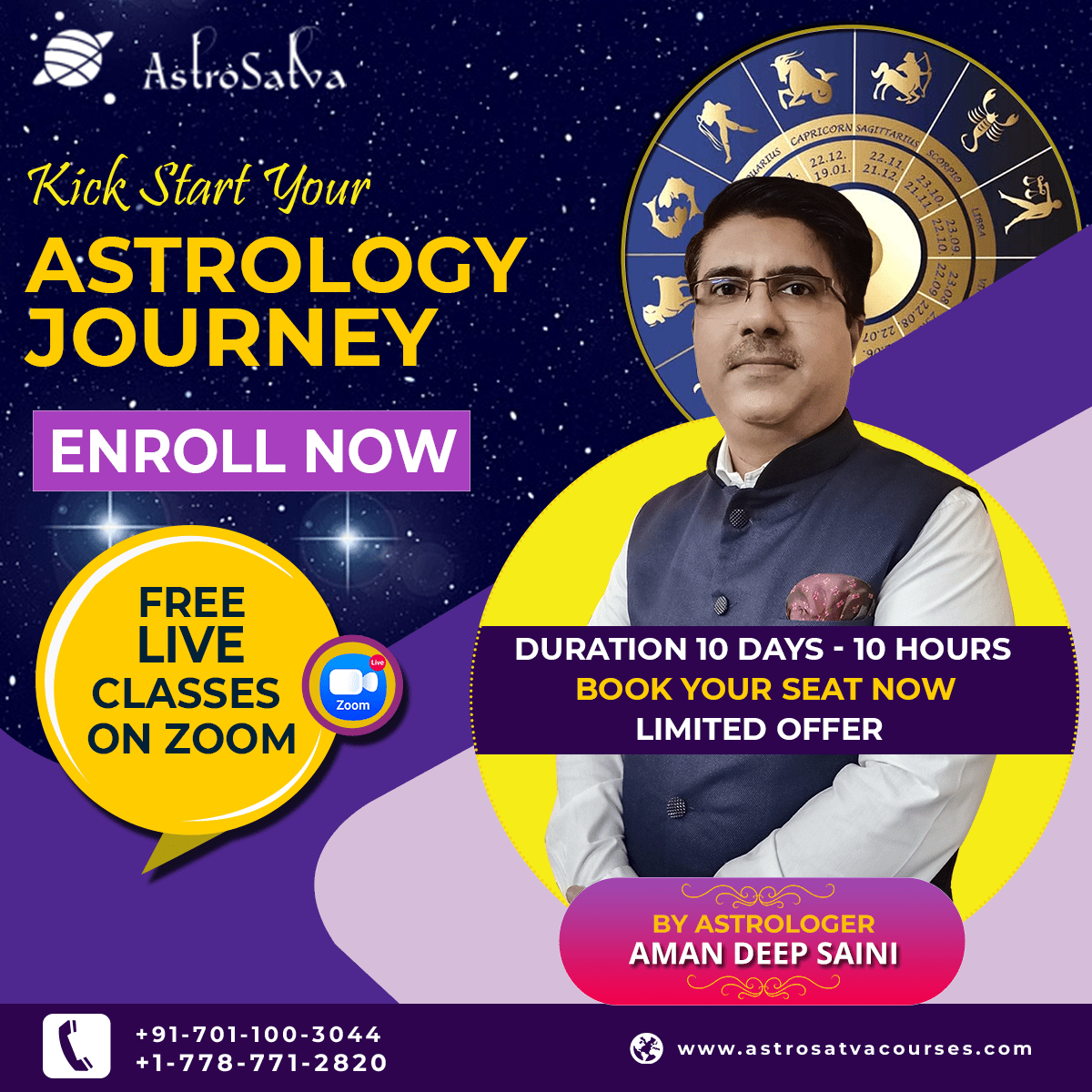 Want to Learn Astrology Online? Free Online Astrology Course With Certificate Here