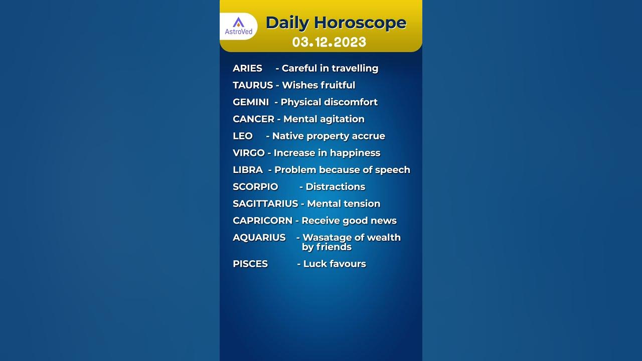 What Does Your Daily Horoscope Astroved Say Today? Find Out Now!