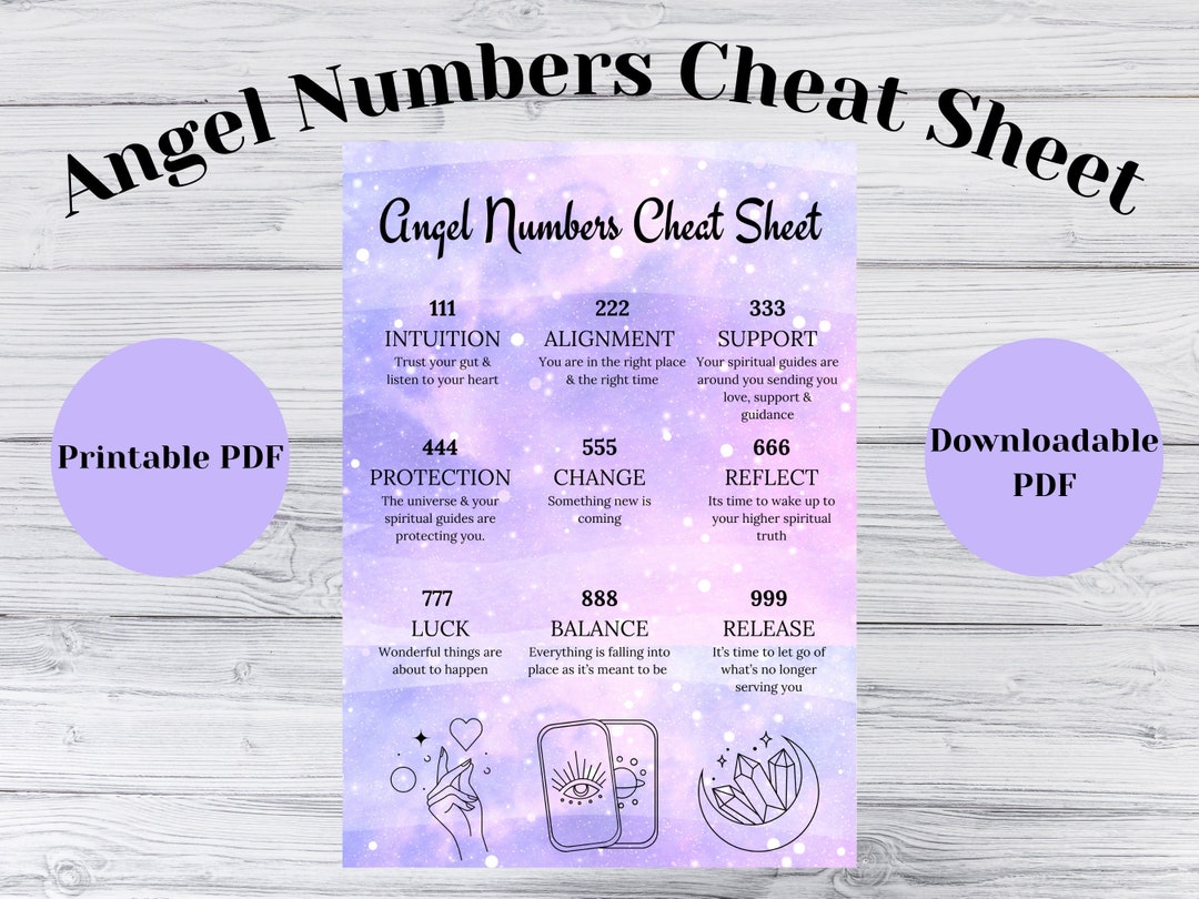 Your Go-To Cheat Sheet for Understanding Angel Numbers