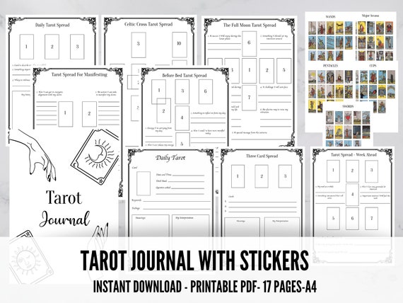 Free Mini Tarot Journals Download (How to Track Your Tarot Readings Effectively)