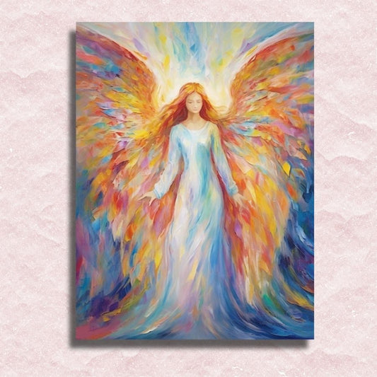 Paint by Numbers Angels Unwind with Charming Angel Painting