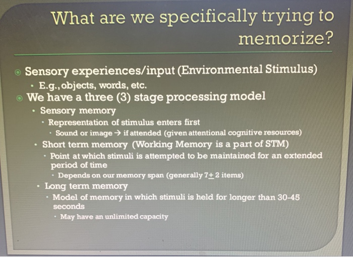 Chapter 7 Memory Psychology: Easy Ways to Remember Everything You Learn in This Chapter