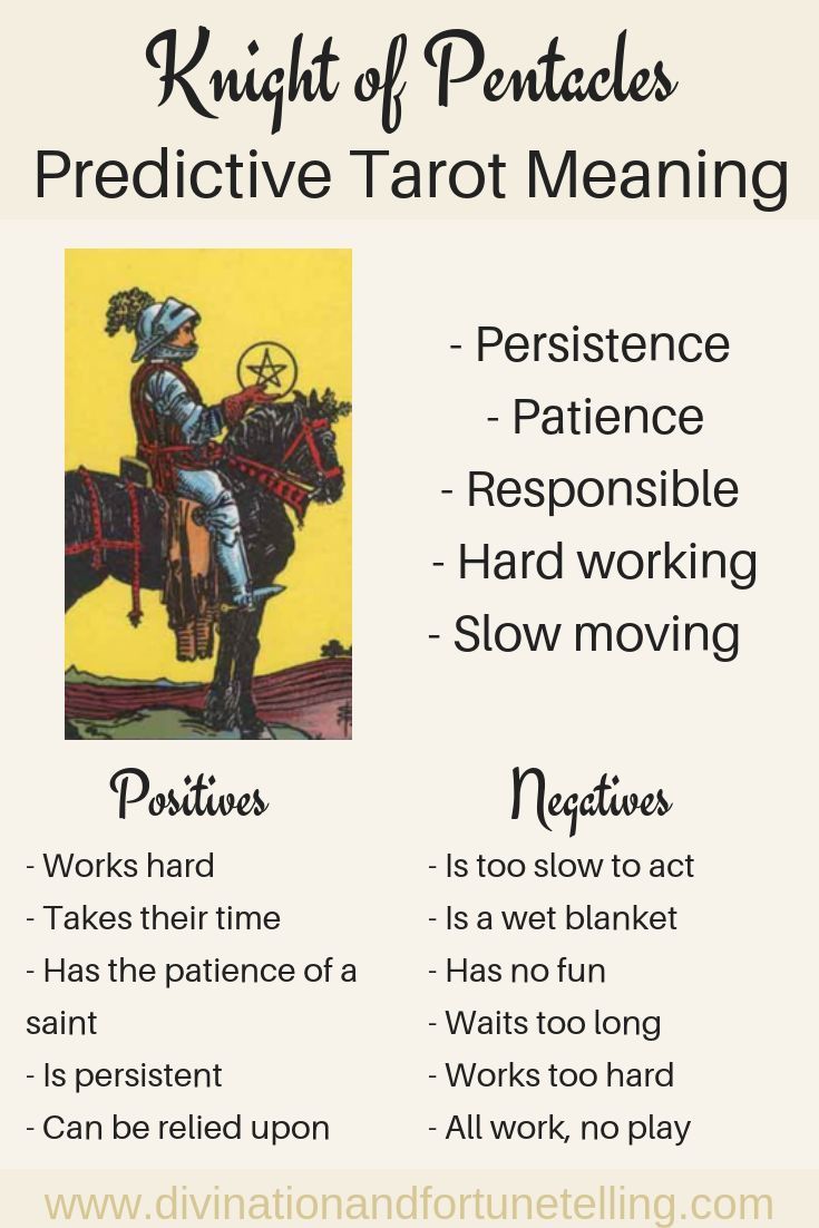 Knight of Pentacles Tarot Card What Does It Mean for Love and Career