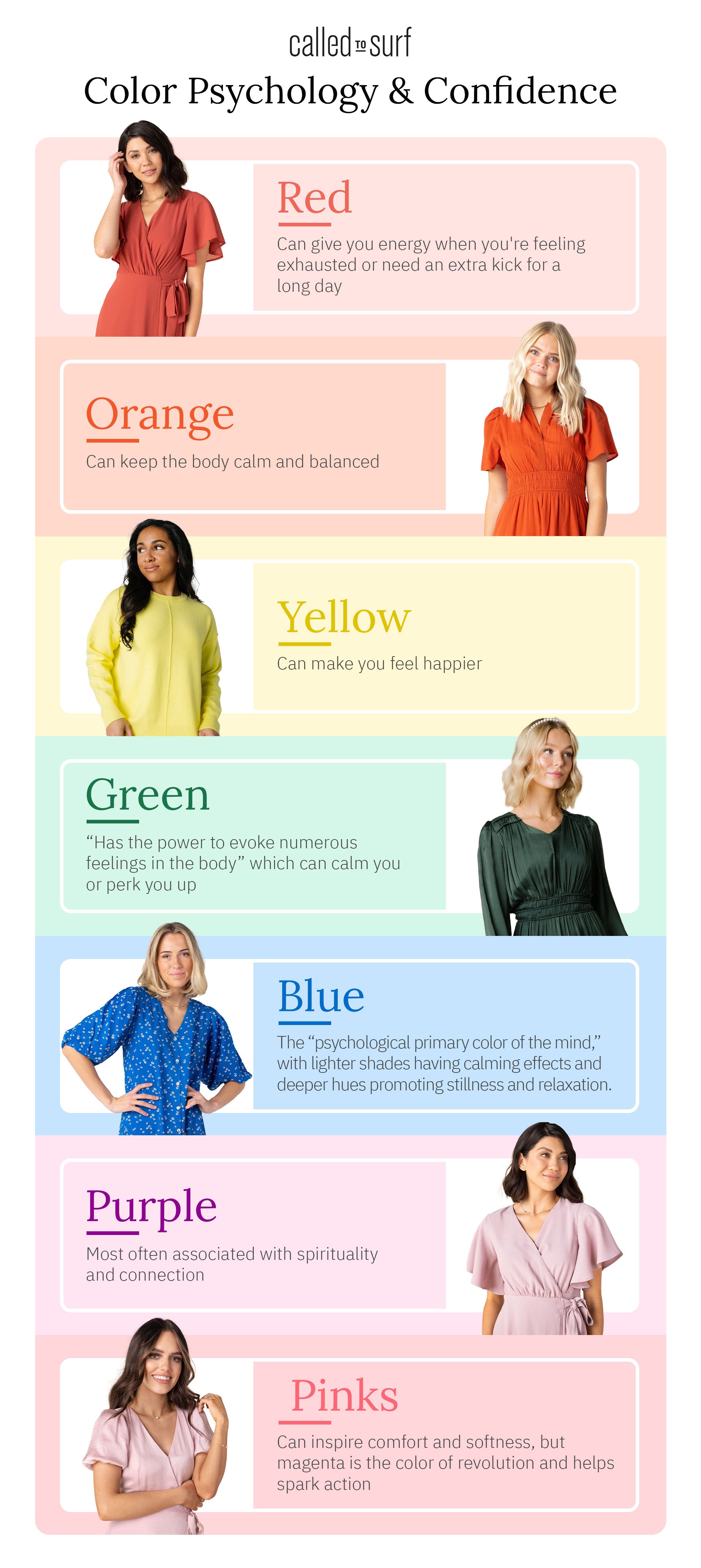 Color Psychology in Fashion: What Your Clothes Say About You! (Simple Tips to Dress with Intention)