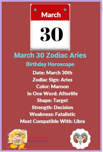 Born on March 30? Your Birthday Horoscope Reveals All! Discover Your Aries Personality and Destiny!