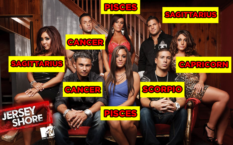 Jersey Shore Cast Astrology Signs Whats Your Star Sign and Who Shares It on the Show