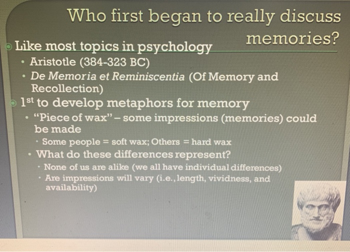 Chapter 7 Memory Psychology: Easy Ways to Remember Everything You Learn in This Chapter