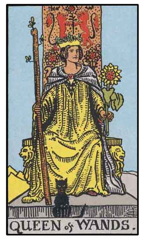 Reina de Bastos Tarot Card Explained: Your Easy Guide! Learn All About the Queen of Wands!