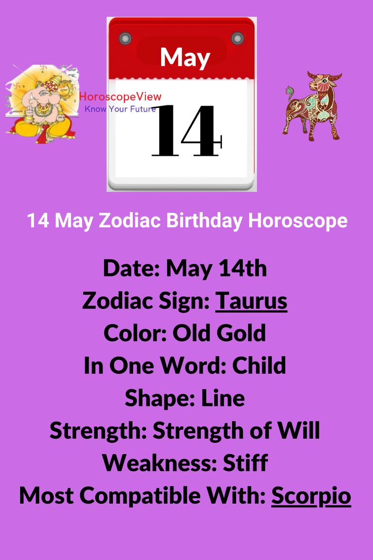 Is Today Your Day? Find Out with Your May 14 Birthday Horoscope!