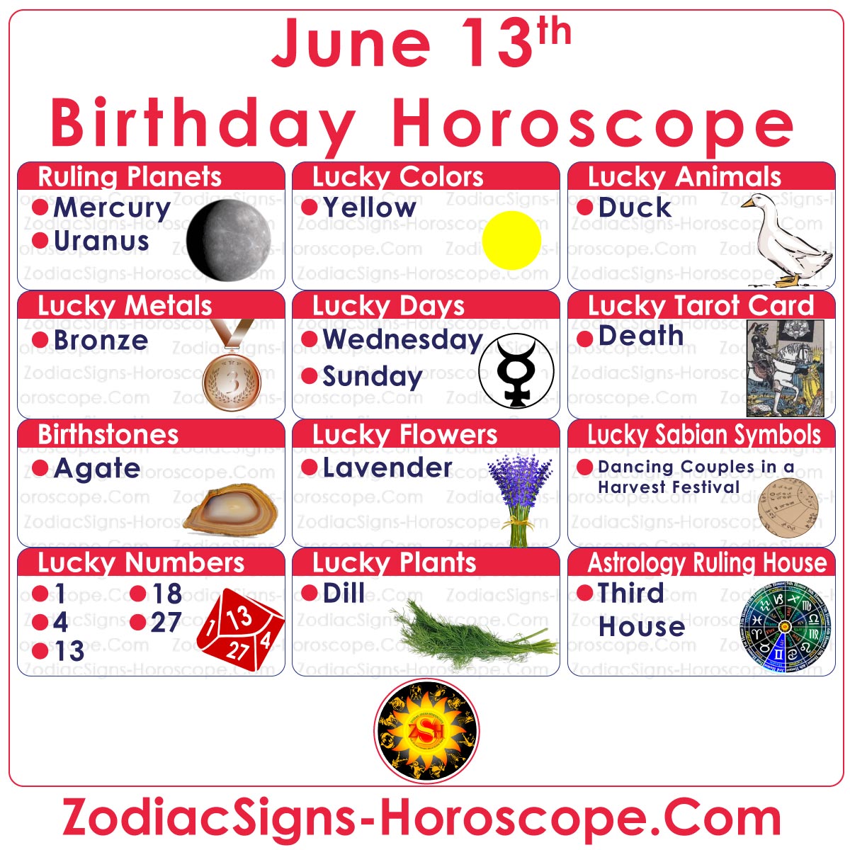 Born on June 13th? Check Your Birthday Horoscope and Personality!