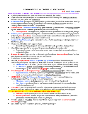 chapter 1 quiz the science of psychology tips: ace your psychology test with these simple steps