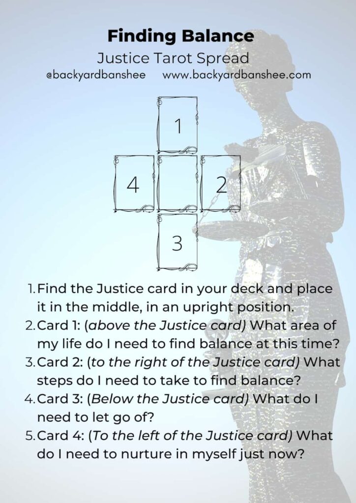 Justice advice tarot: find answers and guidance!