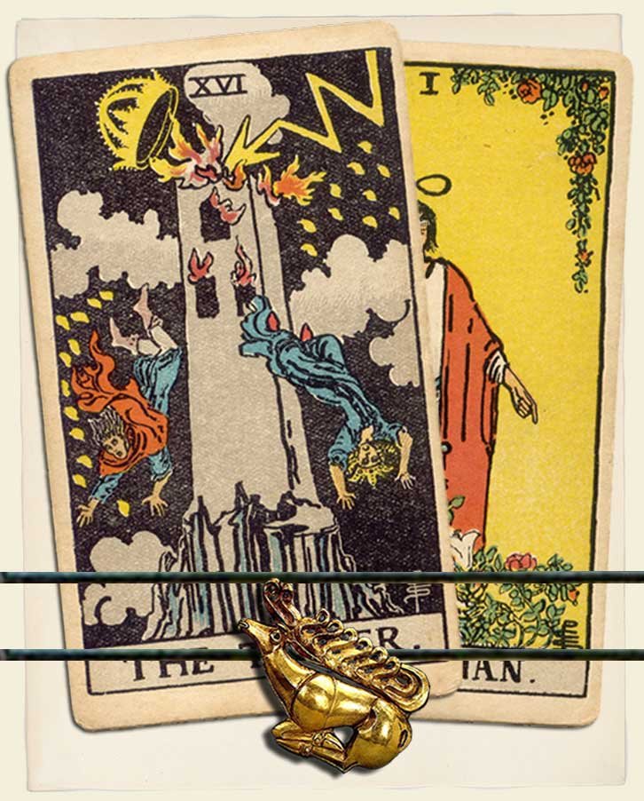 Tower and magician tarot together meaning: Unpacking this powerful combination.