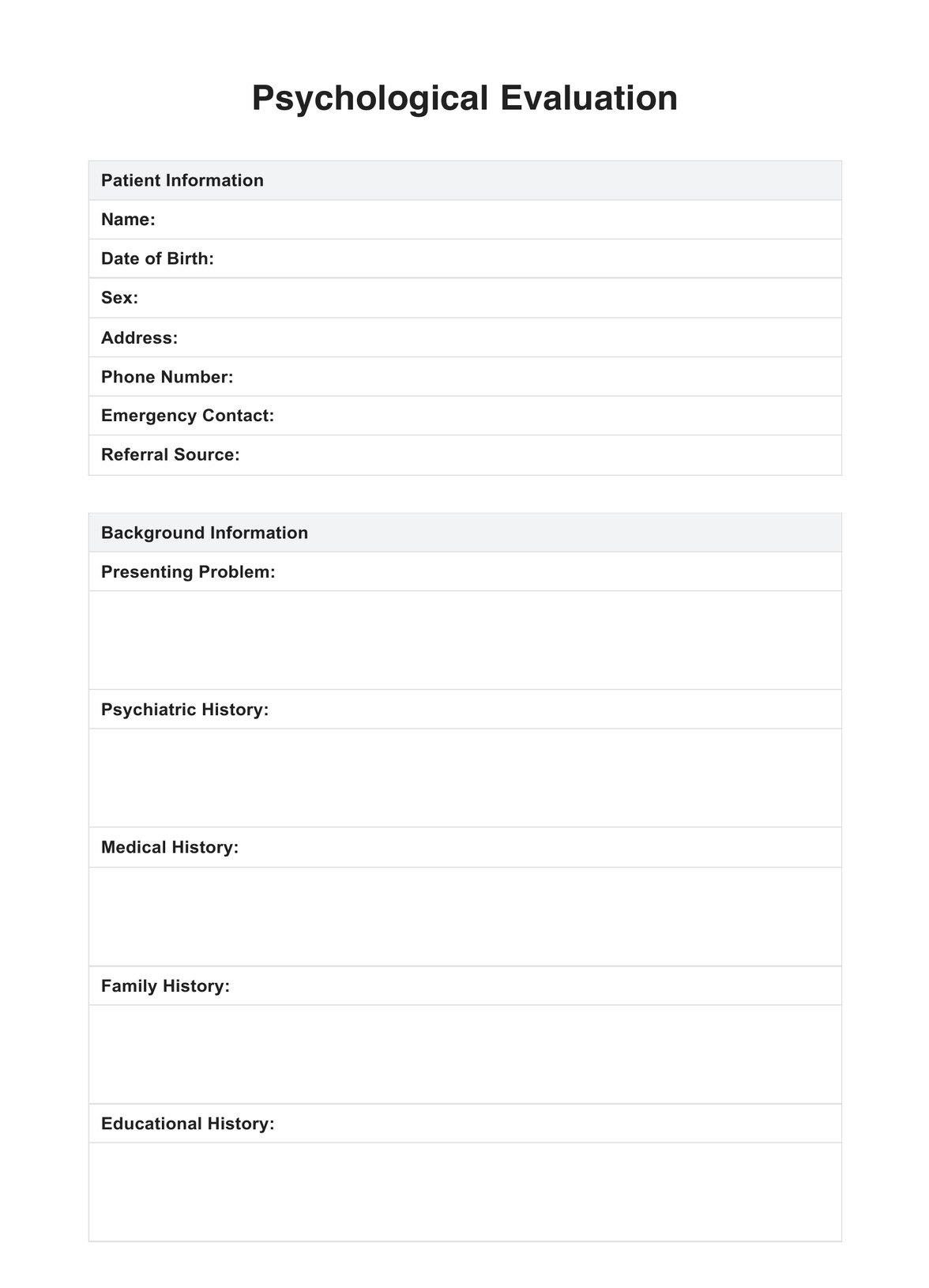 Child Psychological Evaluation Sample: A Simple Guide for Parents