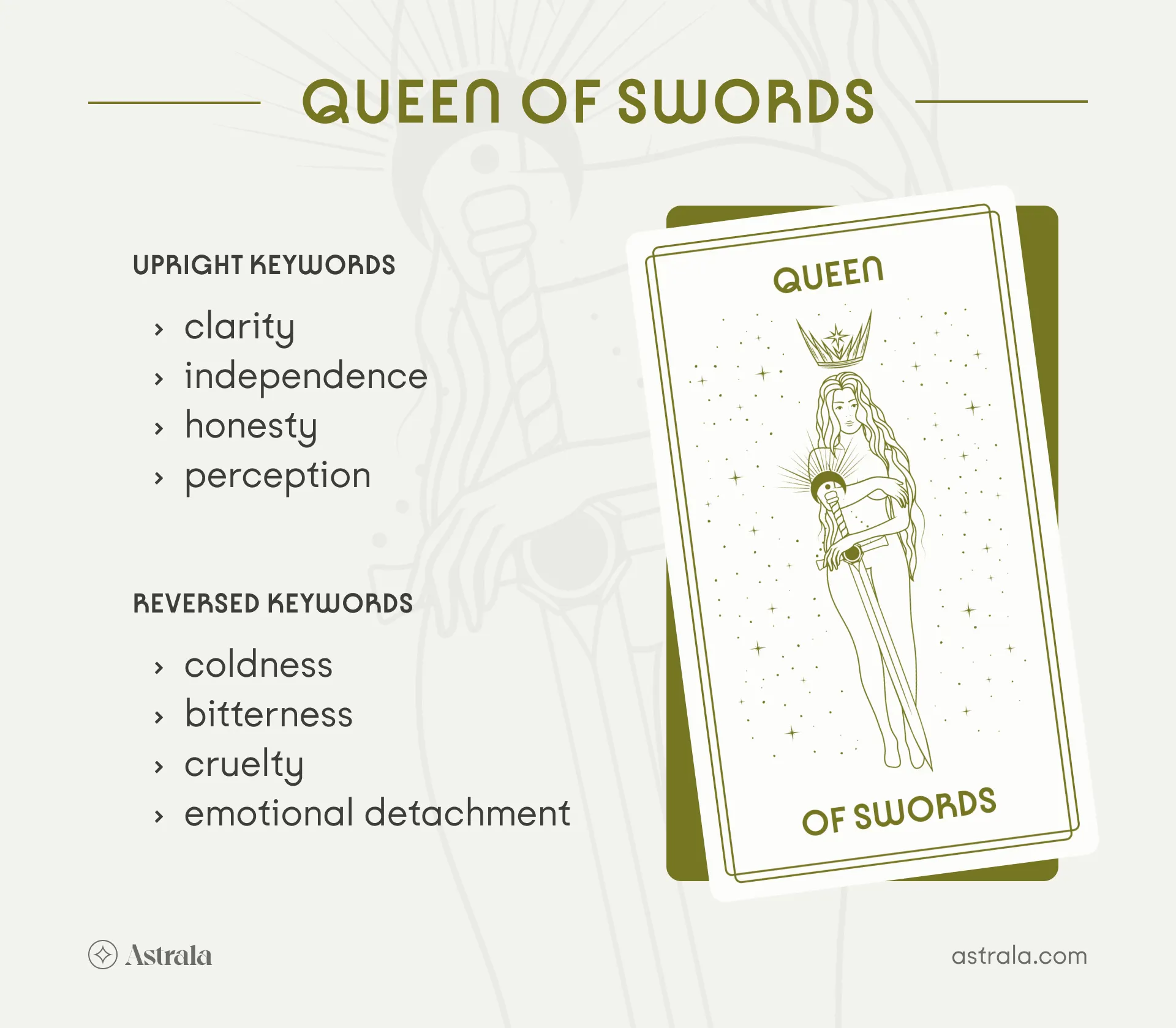 Queen of Swords Tarot Tizana: What Does it Mean for You? Easy Guide to Learn