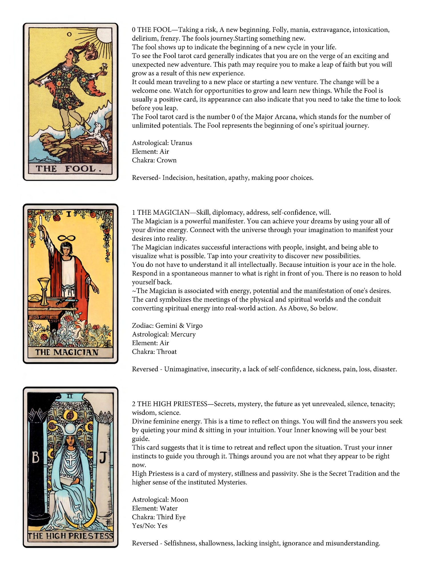 rider-waite tarot deck meanings with pictures: Learn Tarot With Photos (Clear And Simple Guide)