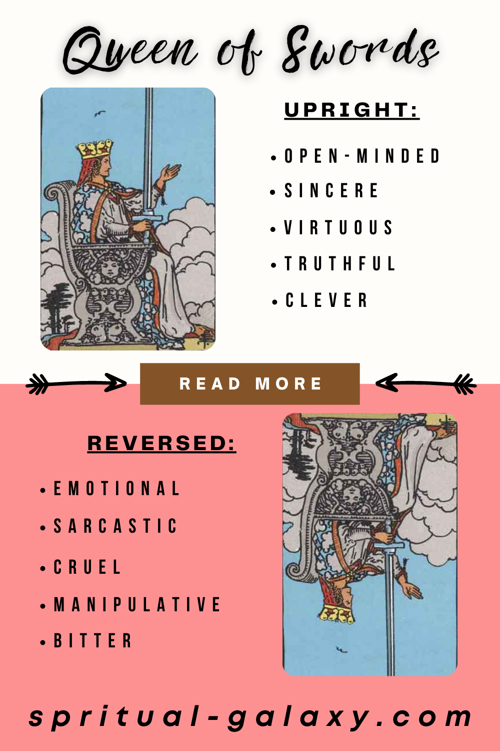 Reina de Espadas Tarot: What Does It Mean? (Easy Guide for Beginners)