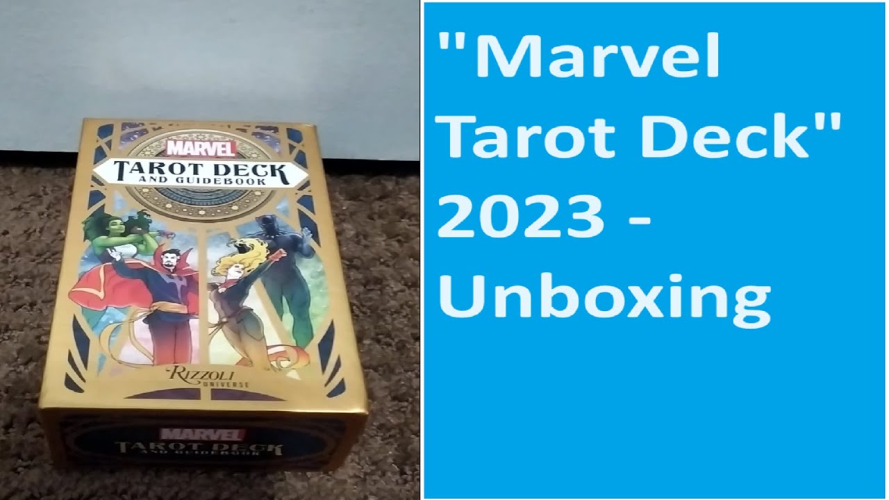 Marvel Tarot Deck and Guidebook: Unboxing and First Impressions Review!