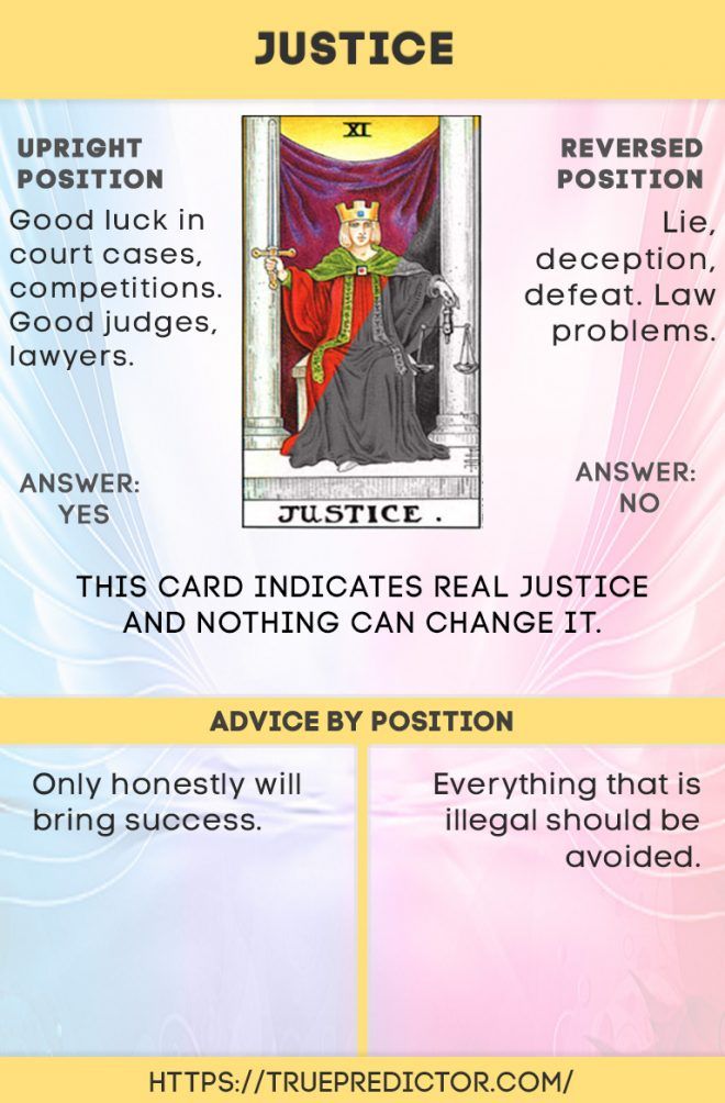 Justice advice tarot: find answers and guidance!