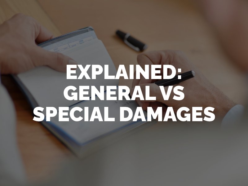 Understanding California Psychology Bills: Are They Special Damages or General? Get the Facts!