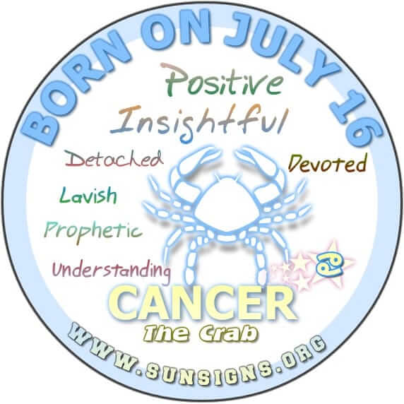 Born on July 16th Birthday Horoscope? Learn About Your Cancer Sign