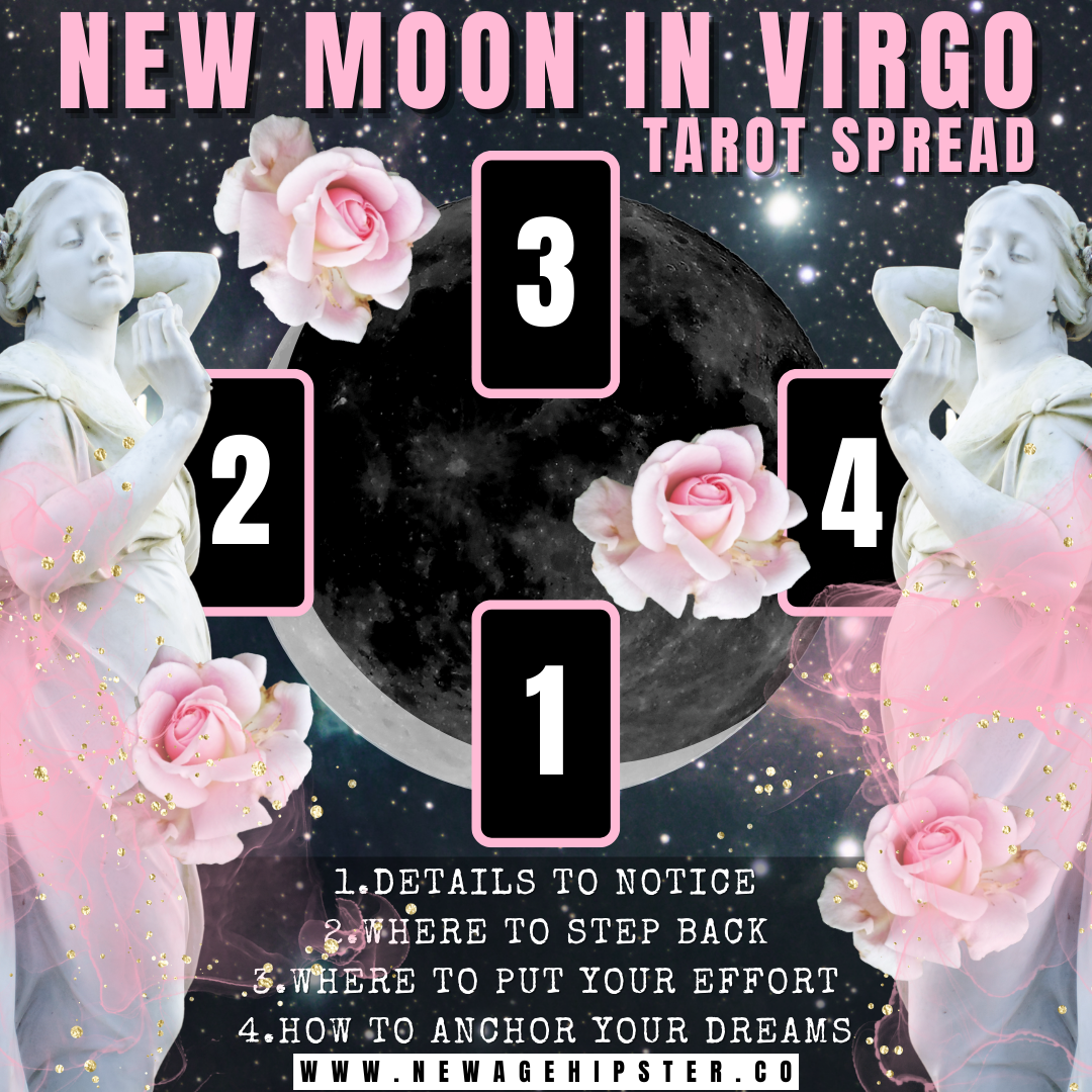 Best New Moon in Virgo Tarot Spread: Manifest Your Goals