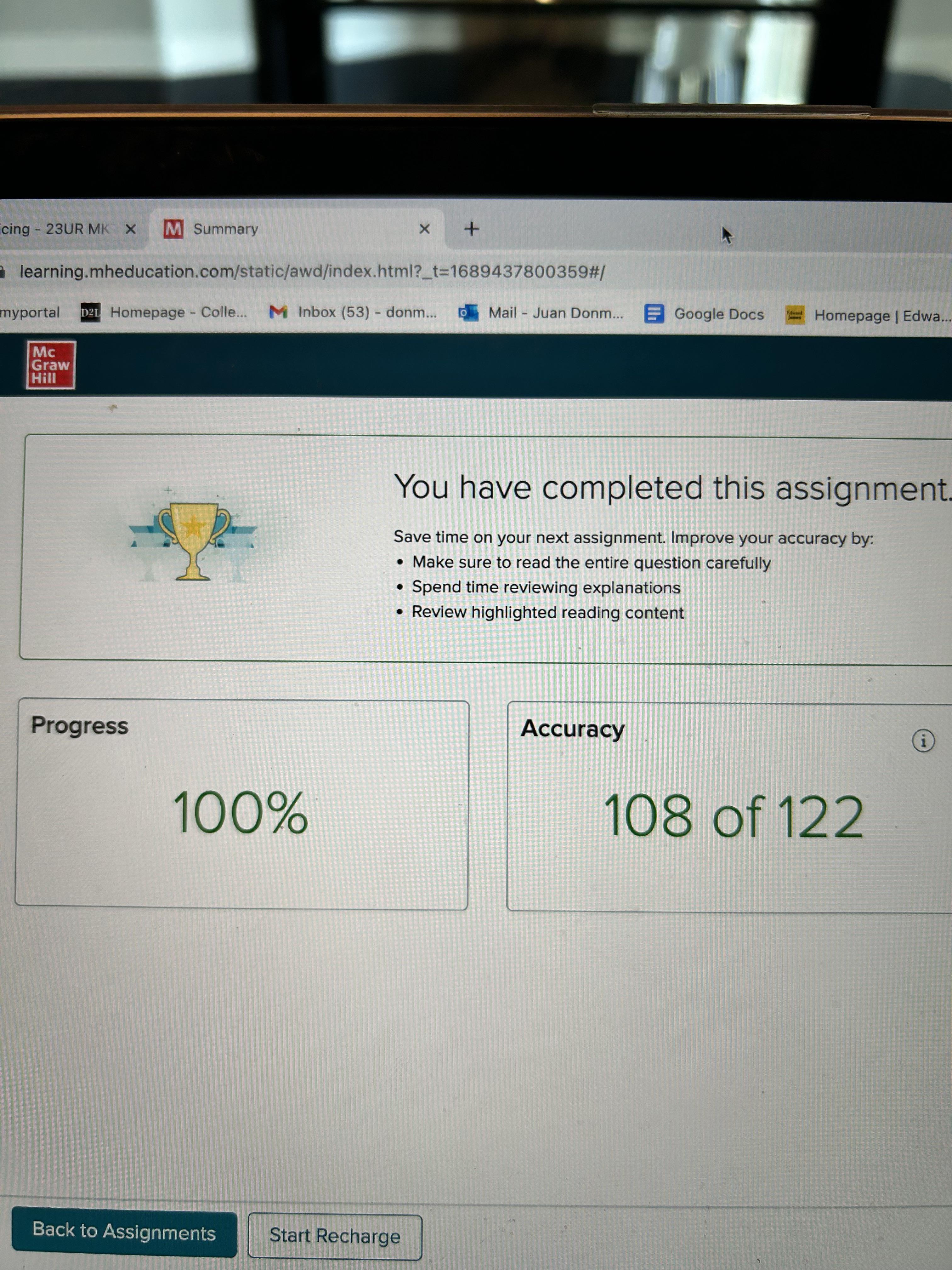 McGraw Hill Connect: Chapter 1 Psychology Quiz - Tips and Tricks