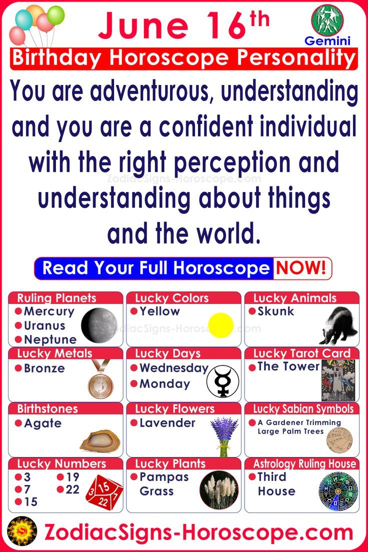 June 16th Birthday Horoscope: Unveiling Your Personality Traits.