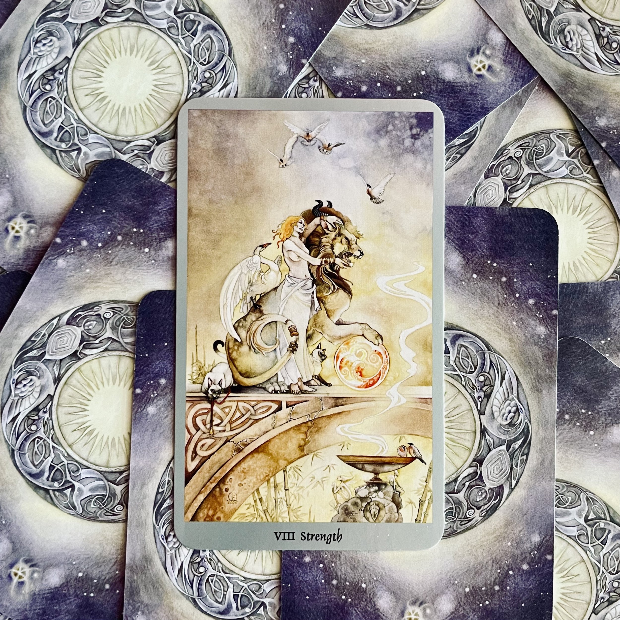 What is Strength Tarot Art - Learn About this Tarot Cards Artwork!