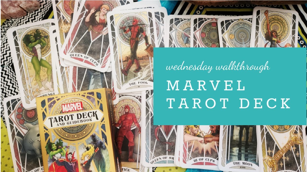 Marvel Tarot Deck and Guidebook: Unboxing and First Impressions Review!