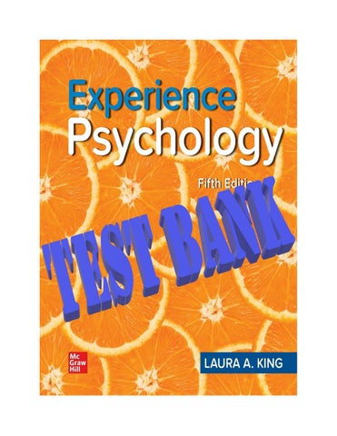 Experience Psychology Laura King 5th Edition: Easy Guide & Review