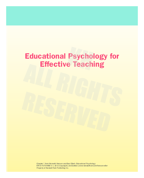 Need an Educational Psychology PDF? Find the Best Resources for Teachers and Students (Expert Picks)