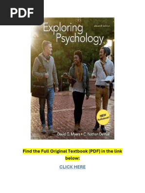 Exploring Psychology PDF: The Ultimate Beginners Resource, Find it Here!