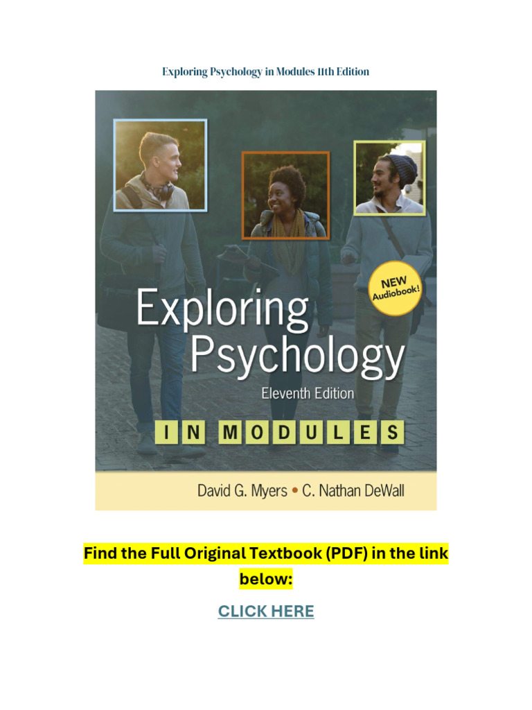 Exploring Psychology in Modules 11th Edition PDF: Get Your Free Download Now!